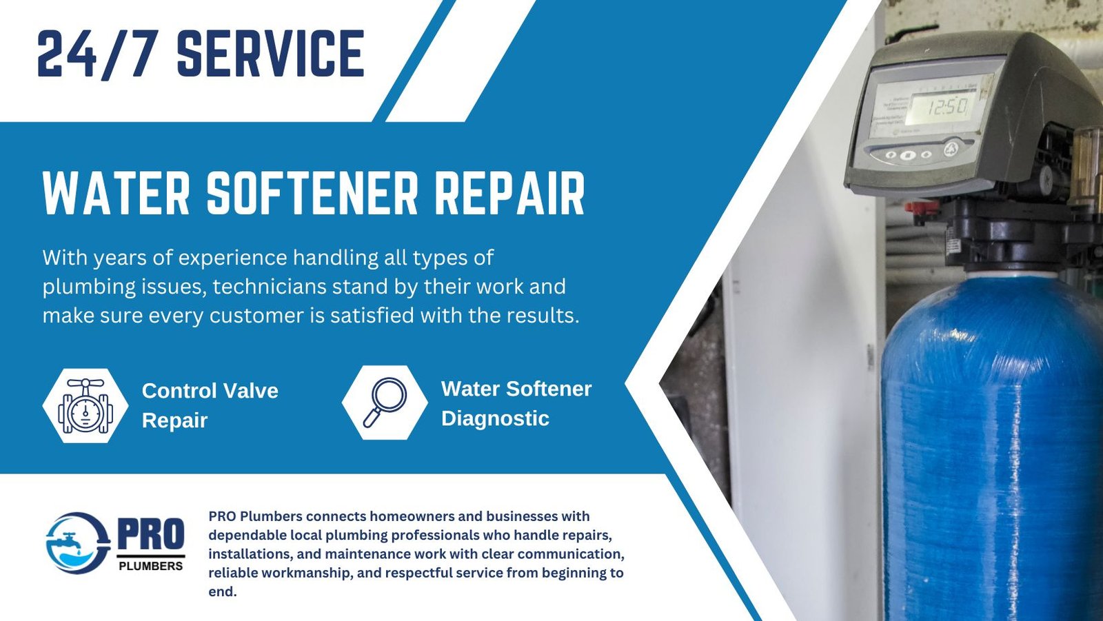 Water softener repair in Corona, CA